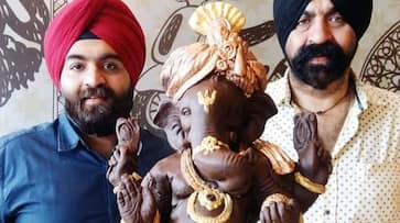 Ganesh Chaturthi chocolate ganesha milk immersion Ludhiana bakery