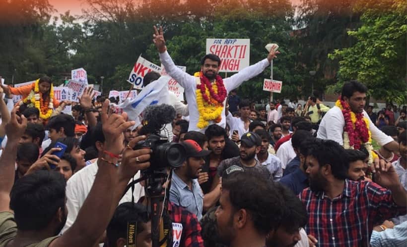 डूसू चुनावः अध्यक्ष समेत 3 सीटों पर एबीवीपी, एनएसयूआई को सचिव पद