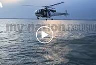 Exclusive MyNation footage of coast guard rescue mission exercise in coast of Chennai