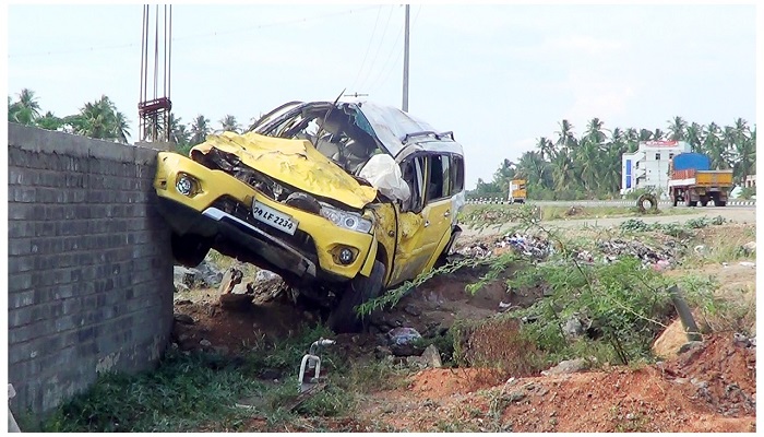 Sri Durgamba Motors Owner son dies in road accident in Tamil Nadu