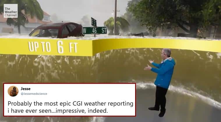 weather reporting in AR Tech