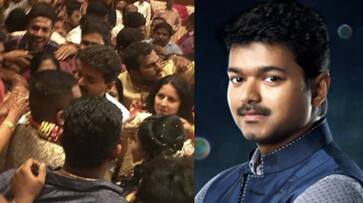 Tamil superstar Vijay visits Puducherry gets mobbed by sea of fans