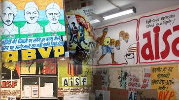 JNUSU ABVP DUSU Left chaos defeat poll student elections committee  BAPSA