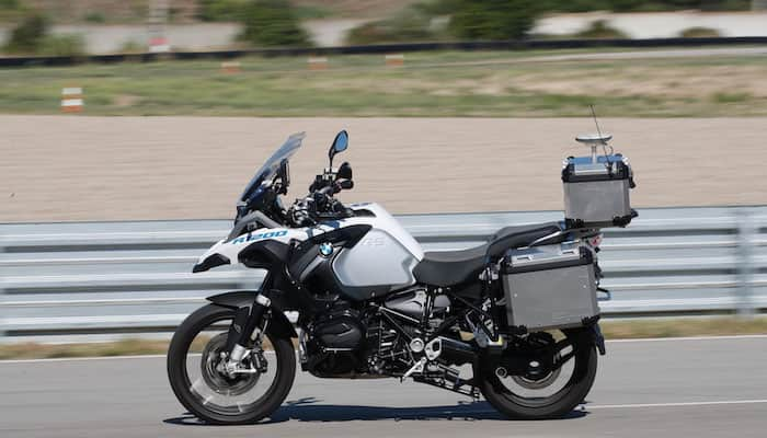 BMW's riderless motorcycle can handle curves and brake on its own