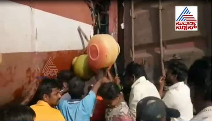 Oil Tanker accident in Bagalkot Video