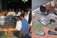 Bengaluru: Major Sandeep Unnikrishan's name slab found smashed, thrown on road