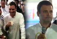 Winking Rahul goes silent when asked about Mansarovar yatra experience