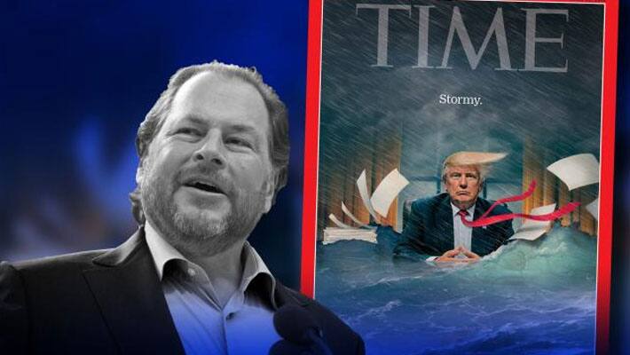 Marc Benioff Buys  Time Weekly Magazine