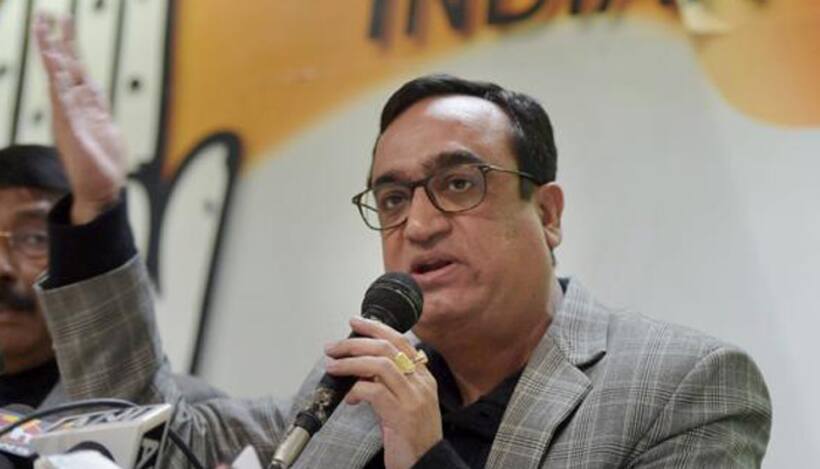 कांग्रेस ने किया अजय माकन के इस्तीफे का खंडन, इलाज के लिए गए विदेश
