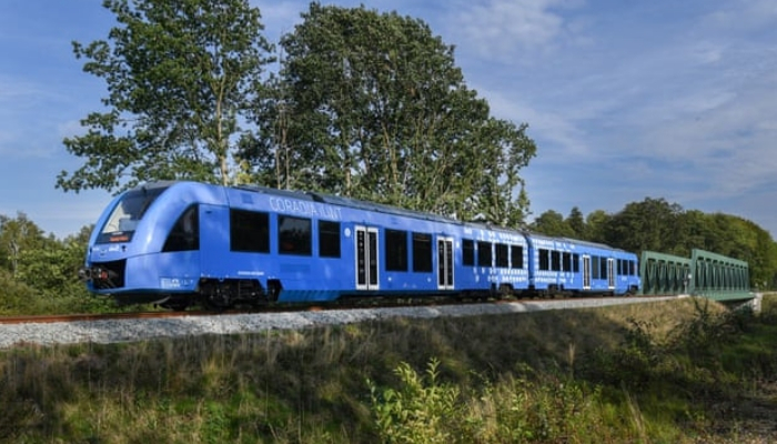 Worlds first hydrogen powered train launched in Germany