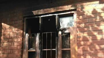 Miscreants try to set ablaze Panchayat Ghar in Shopian