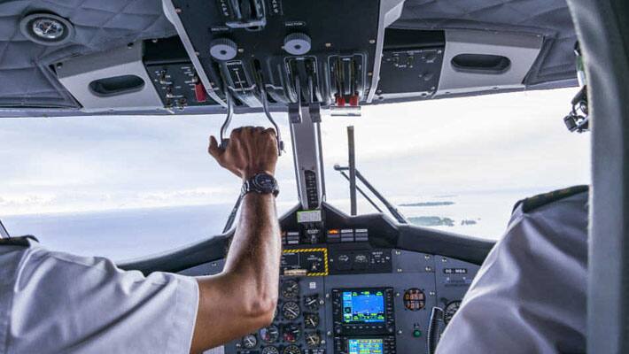 Air India pilot landing plane at US airport...low on fuel