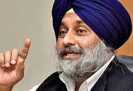 Punjab poll violence Sukhbir Badal Shiromani  Akali Dal assault Congress