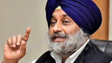 Punjab poll violence Sukhbir Badal Shiromani  Akali Dal assault Congress