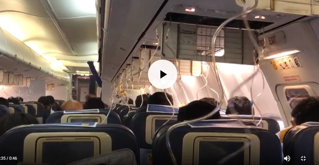 Inside visuals of Jet Airways Mumbai-Jaipur flight that was turned back to Mumbai airport midway