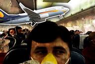 Jet Airways flight negligence Mumbai Boeing nose bleed cabin pressure low