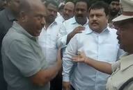 Andhra Pradesh TDP MP Diwakar Reddy abuse cop Ananthpur police