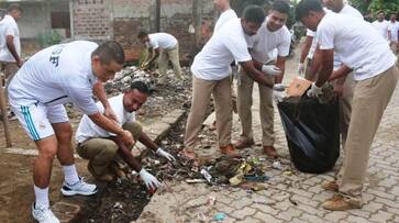 Swachhata Hi Seva Border Security Force cleanliness drive Silchar Narendra Modi