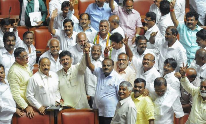 Jds congress coalition candidates Lead in Karnataka ByElection 2018