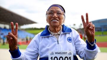 102-year-old 'miracle woman' Man Kaur wins track and field gold in World Masters meet