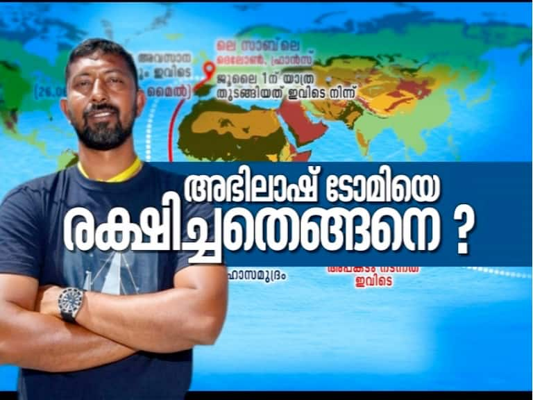 Navy officer Abhilash Tomy rescued