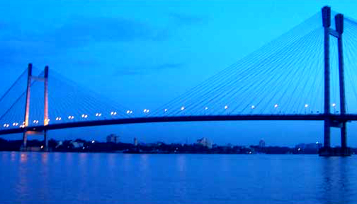 Longest cable bridge in asia vidyasagar setu