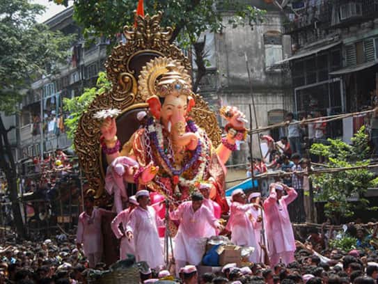 Elaborate arrangements for Ganesh immersion in Hyderabad lns
