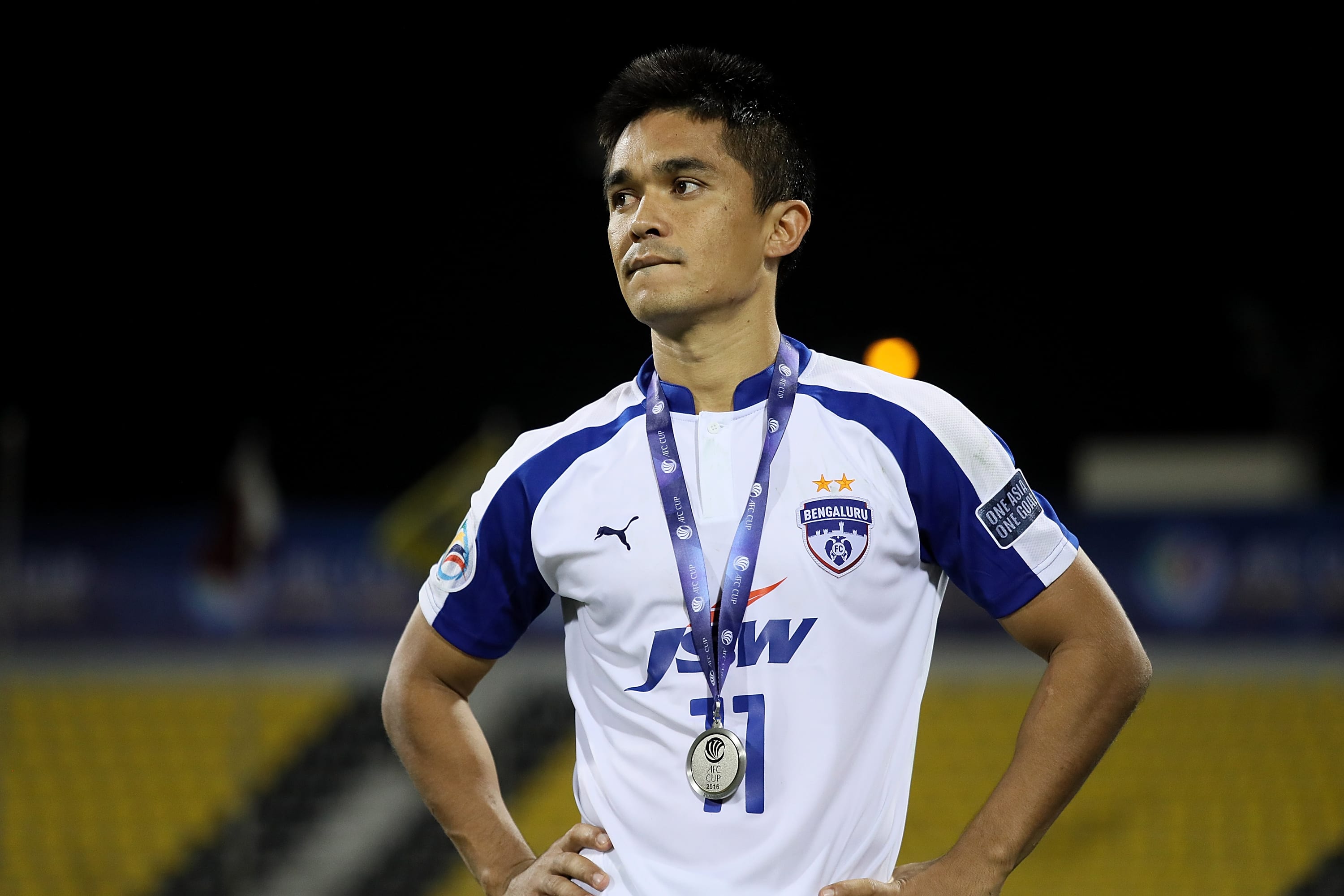 India captain Sunil Chhetri showcases his wit in award acceptance speech