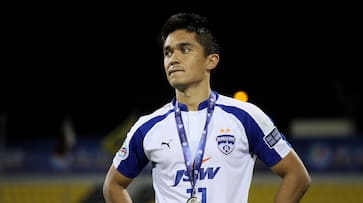 Indian football captain Sunil Chhetri  Indian Super League Bengaluru FC