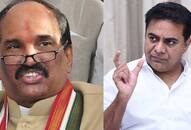 Telangana Minister KT Rama Rao Congress president Uttam Kumar Reddy trolled