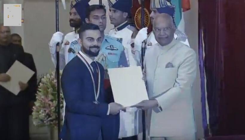 कोहली और मीराबाई को खेल रत्न, नीरज, हिमा दास समेत 20 खिलाड़ियों को अर्जुन पुरस्कार