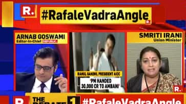 Smriti Irani: Rahul Gandhi Robert Vadra Rafale