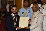 BCCI  Virat Kohli Smriti Mandhana  Rajiv Gandhi Khel Ratna and Arjuna award