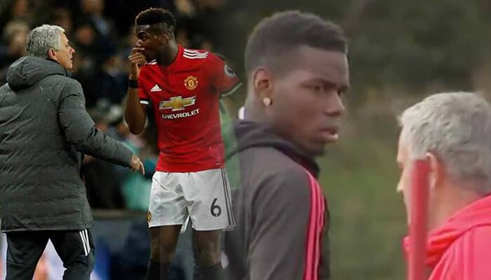 Jose Mourinho Paul Pogba Manchester United France footage controversy