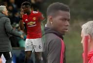 Jose Mourinho Paul Pogba Manchester United France footage controversy