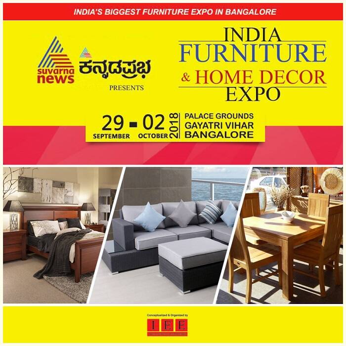 Furniture, home decor expo from September 29, Kannada star Srimurali to inaugurate event