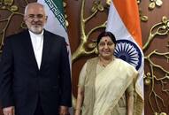 sushma swaraj mohammad javad zarif america india iran