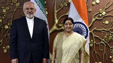 sushma swaraj mohammad javad zarif america india iran