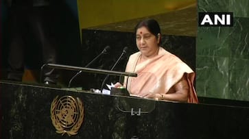 Pakistan Osama Bin Laden 2018 Mumbai attack suspect Sushma Swaraj UNGA