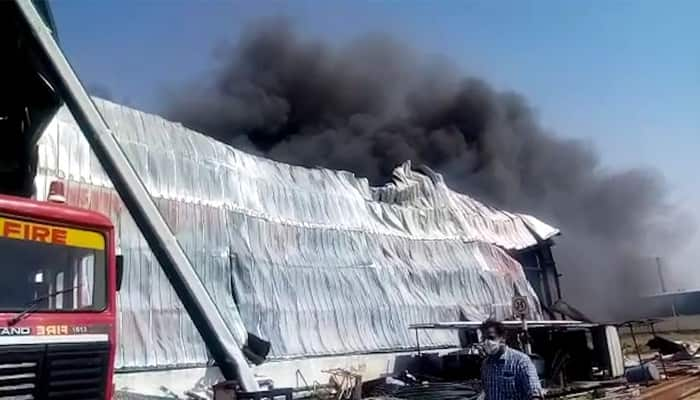 Fire breaks out at Agritech Chemical factory in Kotputli's Keshwana Industrial area