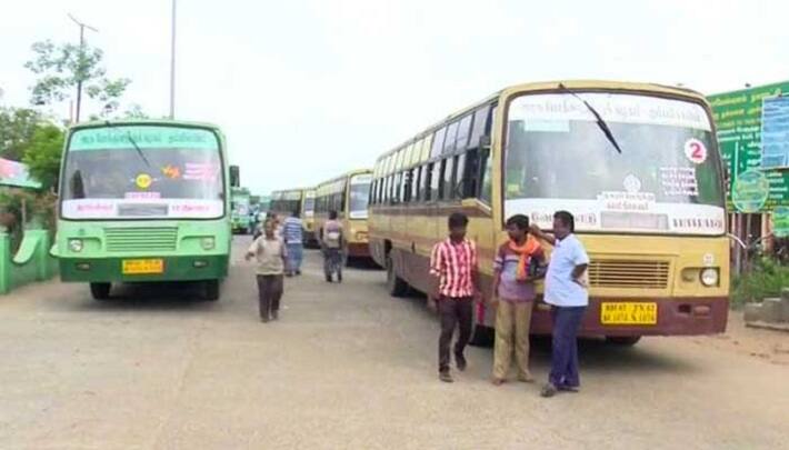 Salem bus conductor change his bus in Authur