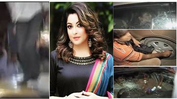 Video footage: This is how Tanushree Dutta's car was attacked by goons while she was still inside