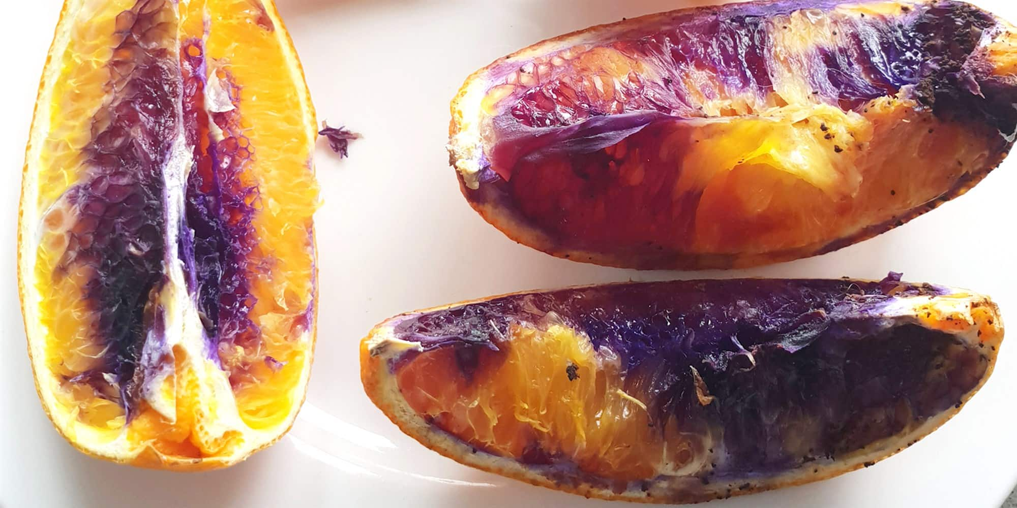 Why did this orange turn purple? The surprising truth behind this kitchen mystery