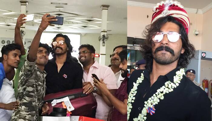 shiyas got tremendous reception at kochi airport