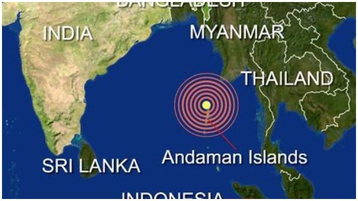 earth quake in andaman and people shocked