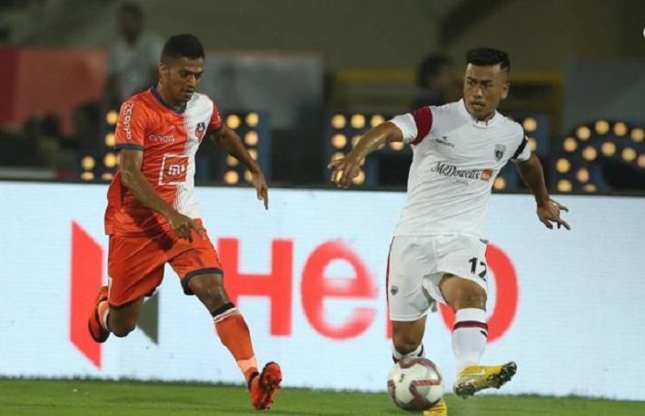 isl north east vs goa draw