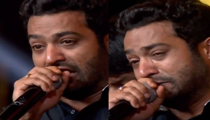 ntr emotional speech at aravinda sametha pre release event