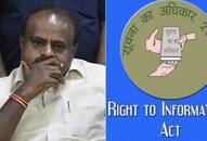 Karnataka Chief Minister HD Kumaraswamy curbs people right to information