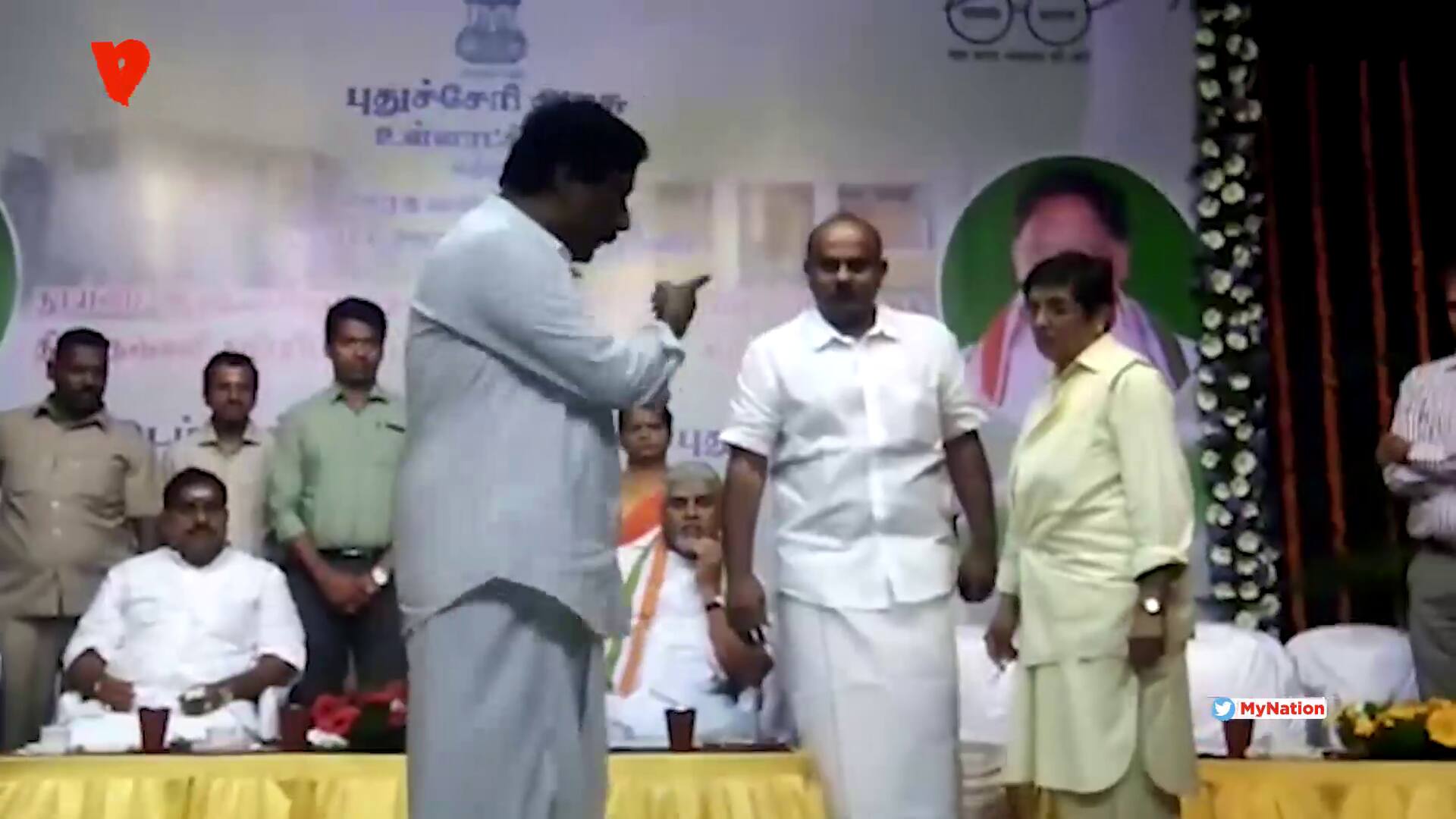 Kiran Bedi Lieutenant gouverner AIADMK legislator puducherry