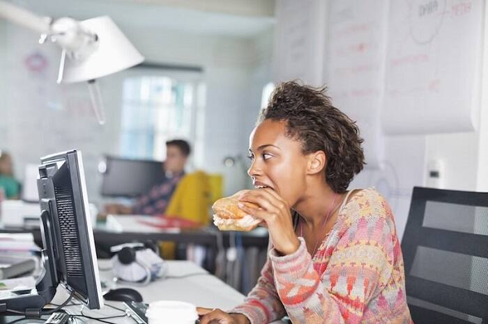 work pressure leads to more consume of food